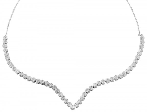 925/- Echt Silber Kette &quot;Danjana&quot; (42+3cm) 925/rhodiniert