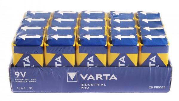 VARTA Industrial Pro C/ D / V9, 20er Pack