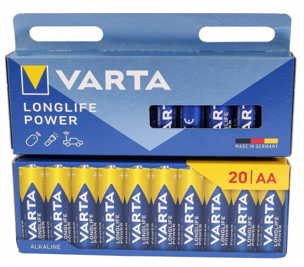 VARTA Longlife Power AA/ AAA, 20er Pack